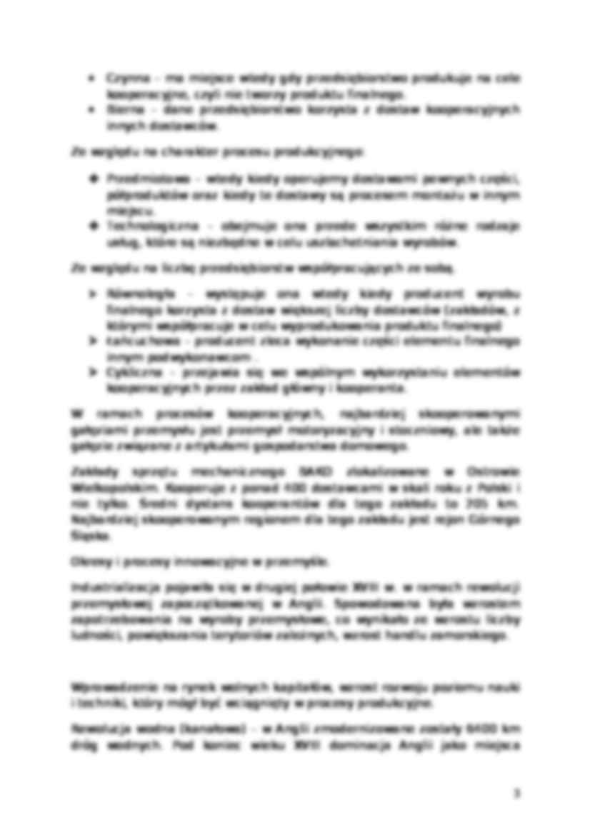Kompleksy przemysłowe - fordyzm, postofrdyzm - strona 3
