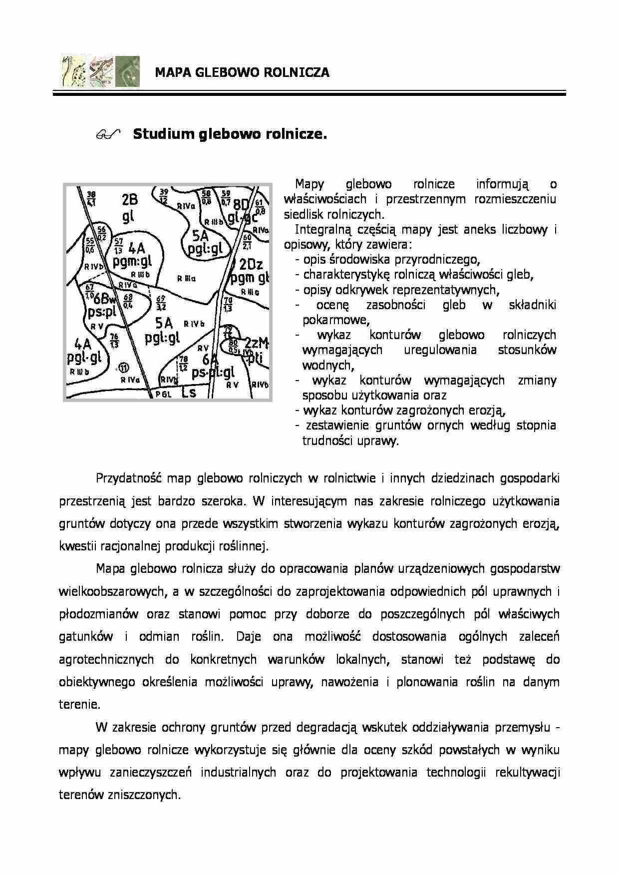 Mapa glebowo-rolnicza - strona 1
