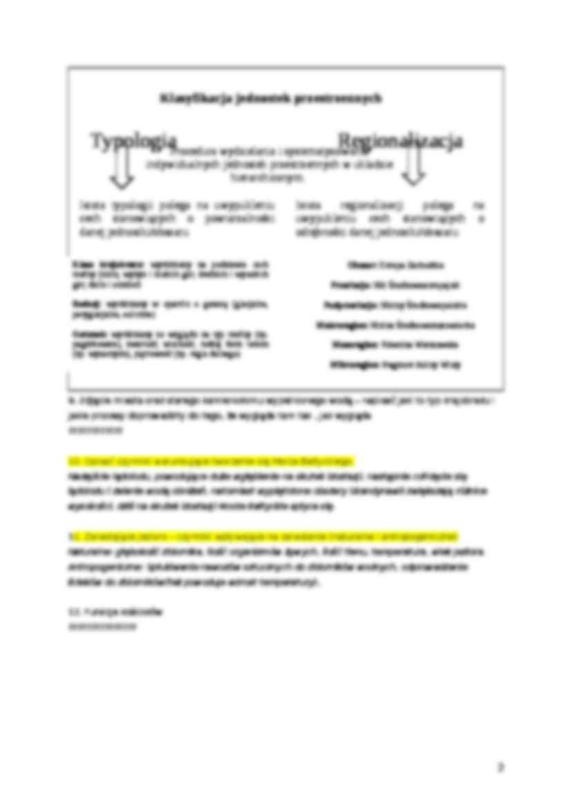 Egzamin z kompleksowej geografii fizycznej - strona 2