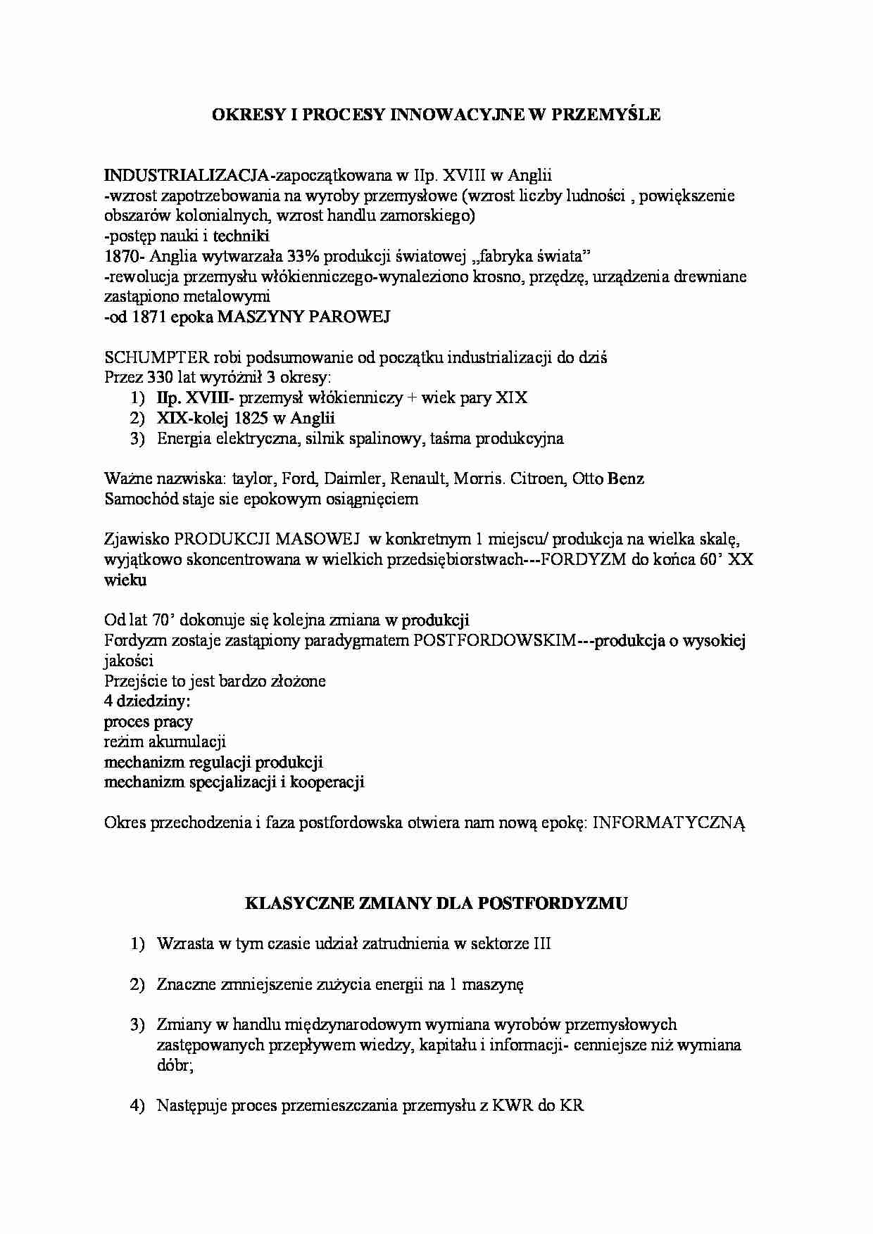 Innowacje w przemyśle - strona 1