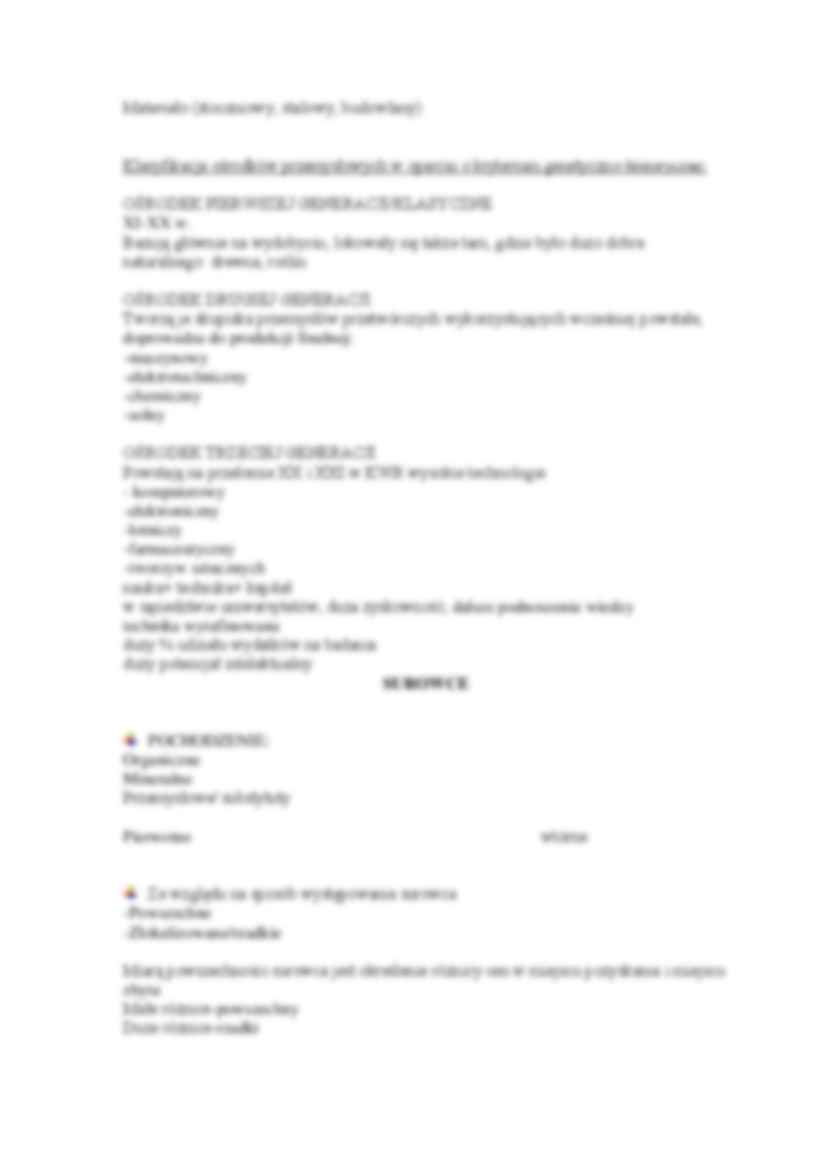 Klasyfikacje przemysłu surowców i innych - strona 2