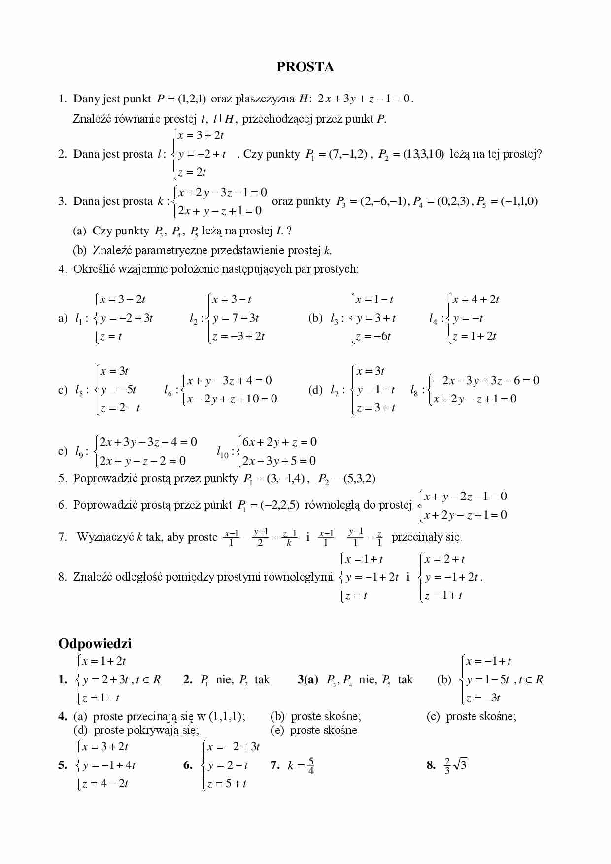 Prosta - strona 1