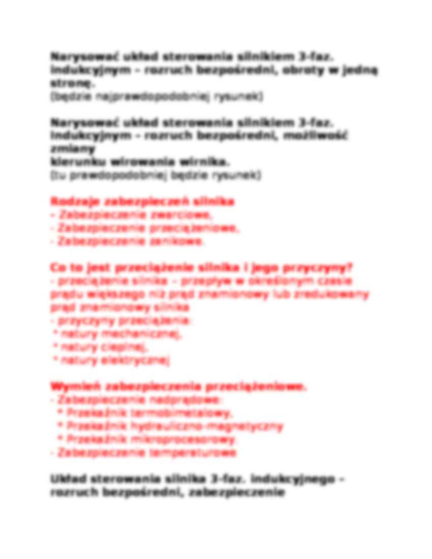 Funkcje, budowa stycznika i przekaźnika - strona 2