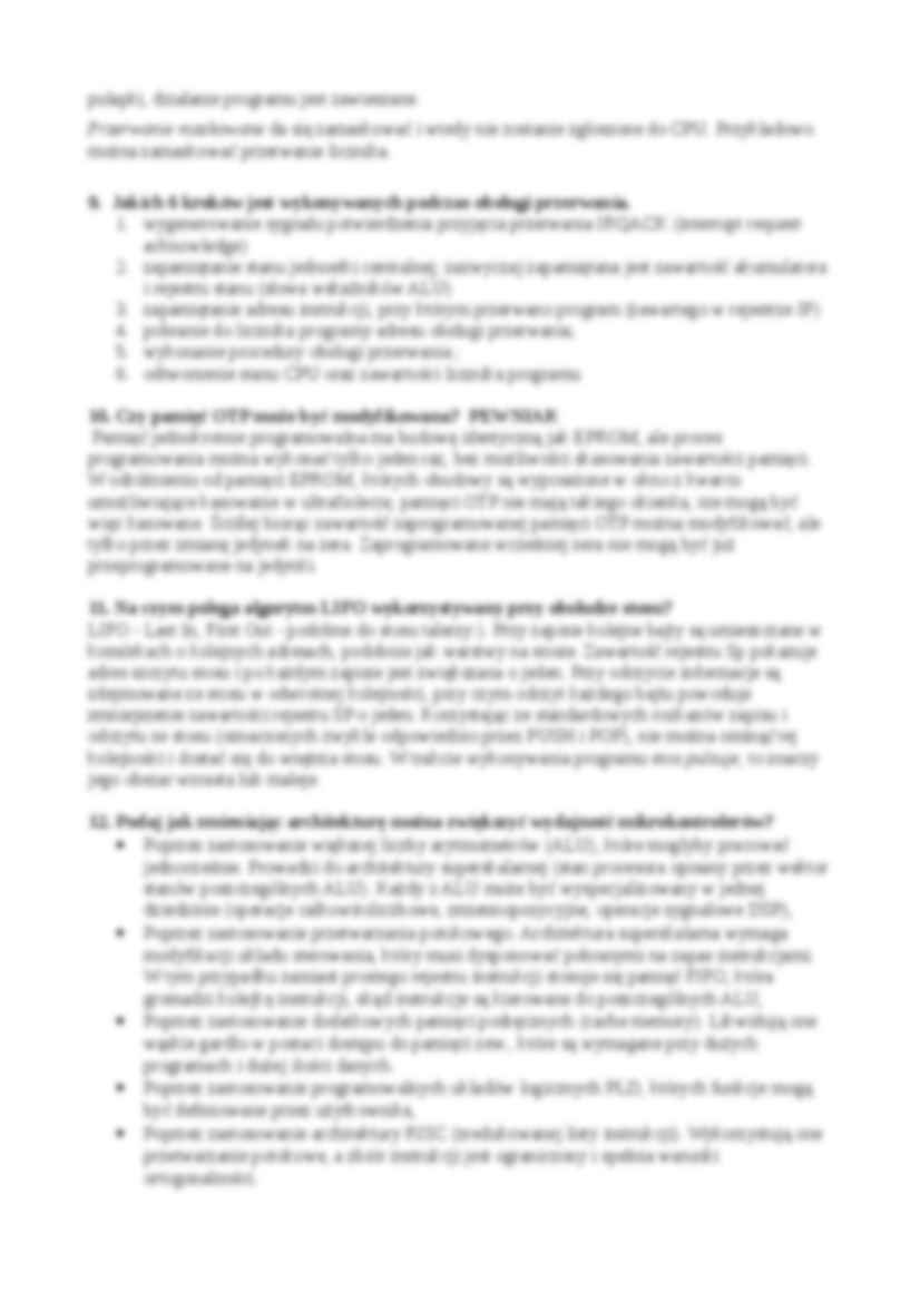 Opracowanie Systemy Mikroprocesorowe 2010 - strona 3