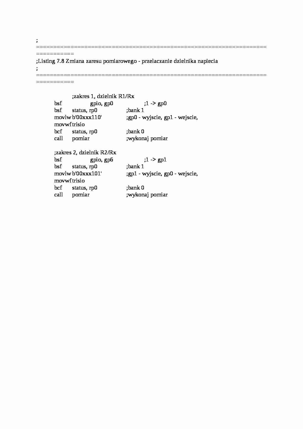 Program 8 - strona 1