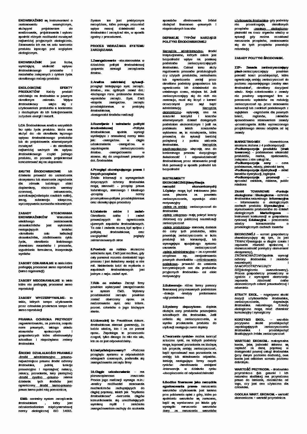 Opracowanie miniatura 2 - Ekowskaźniki - strona 1