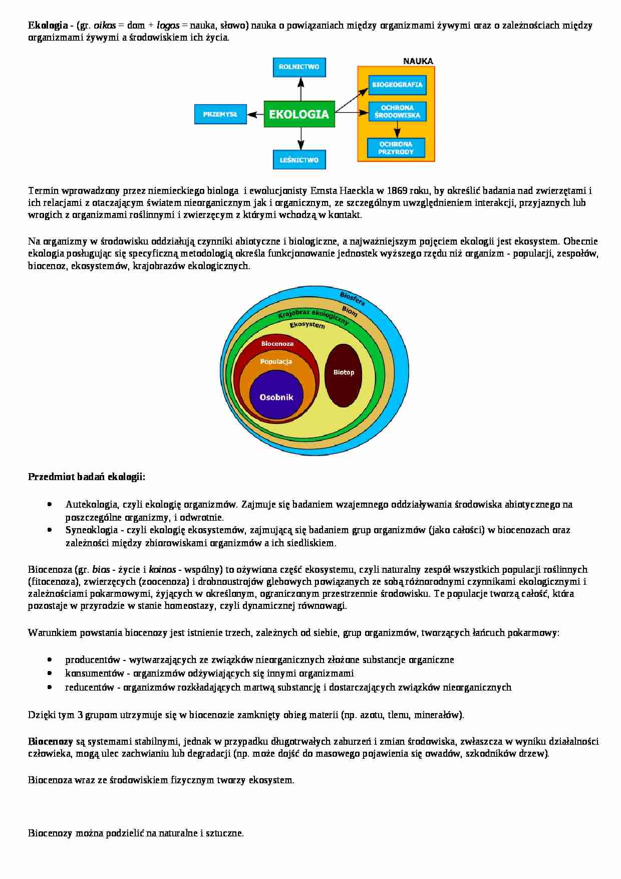 Wszystko o ekologii - strona 1