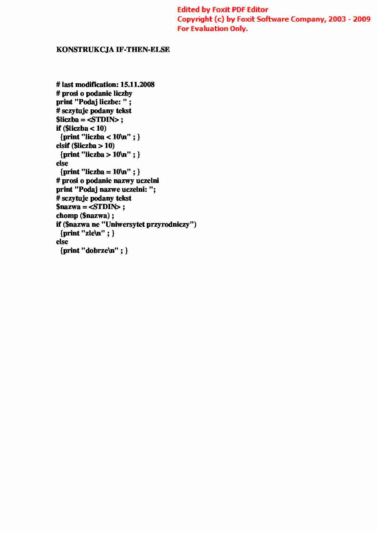 BioPerl - wykład 5 - strona 1