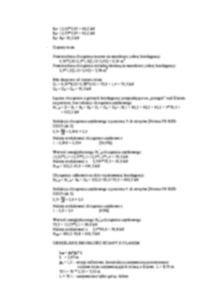 Przykład obliczeń ściany murowanej  - strona 3