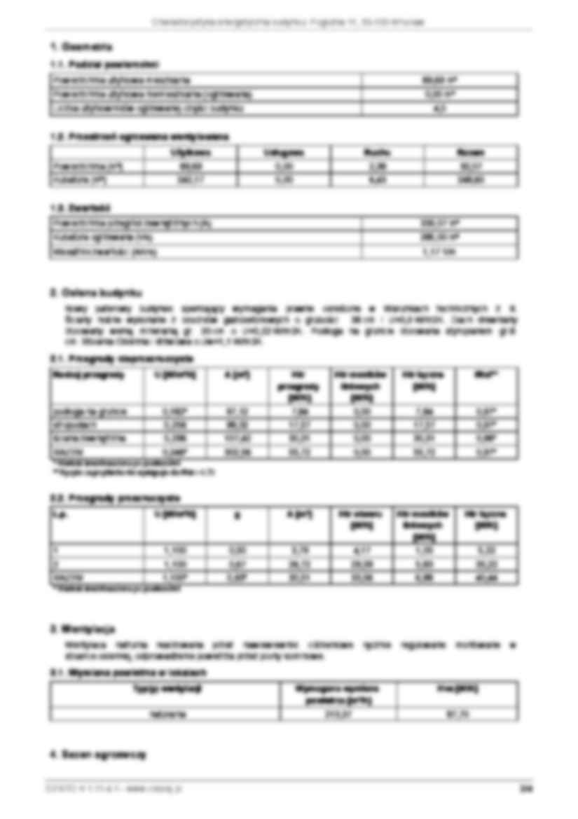 Projektowana charakterystyka energetyczna budynku jednorodzinnego - strona 2