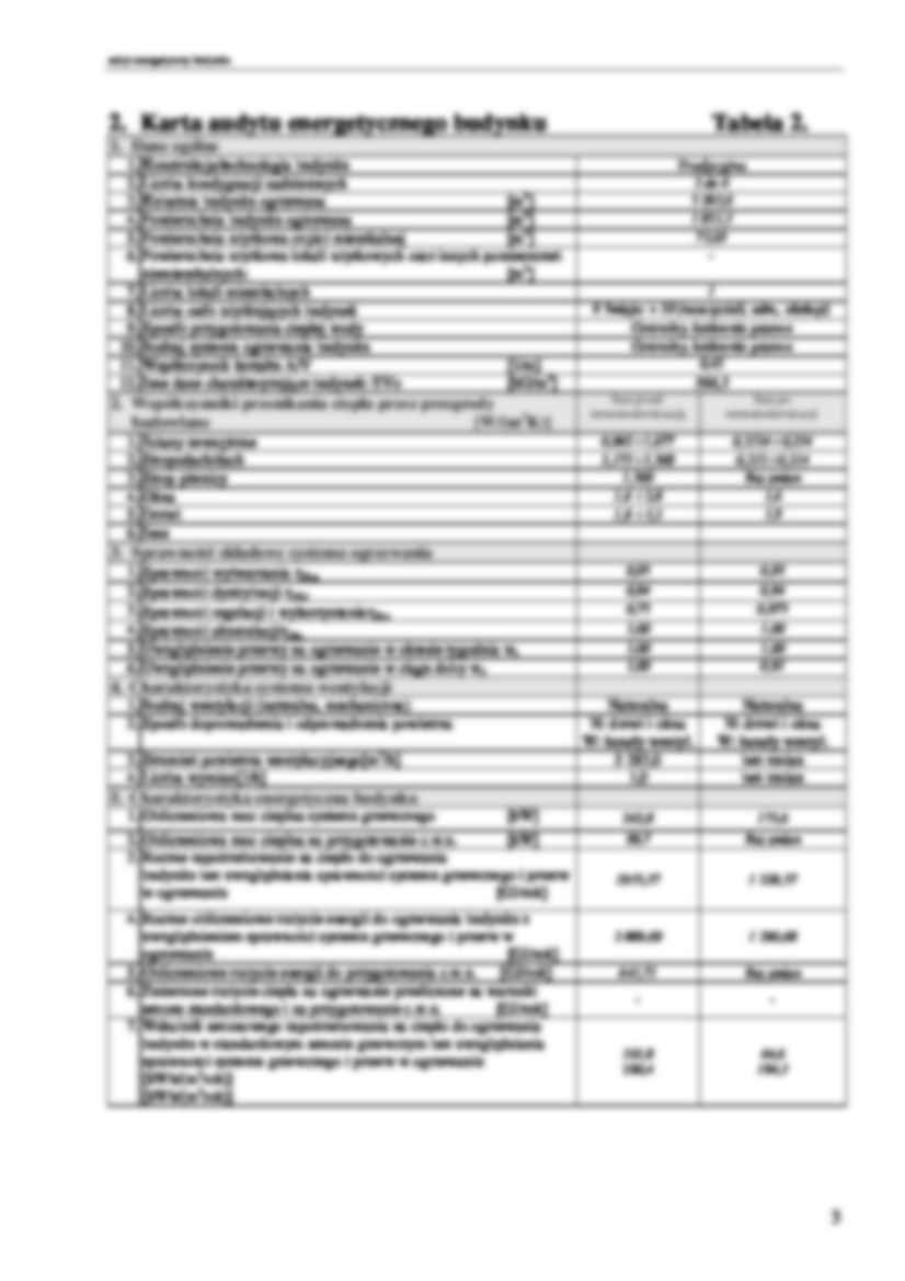 Przykład audytu energetycznego budynku - strona 3
