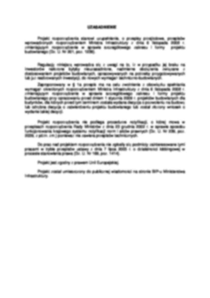 Projekt budowlany - zmiana rozporządzenia - strona 2