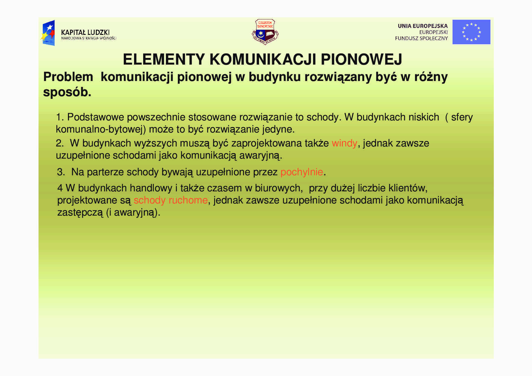 Wymagania stawiane schodom - opracowanie - strona 1
