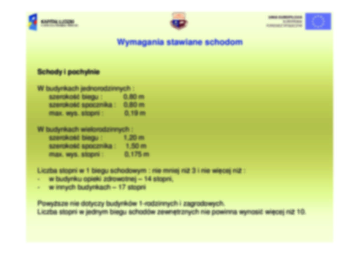 Wymagania stawiane schodom - opracowanie - strona 2