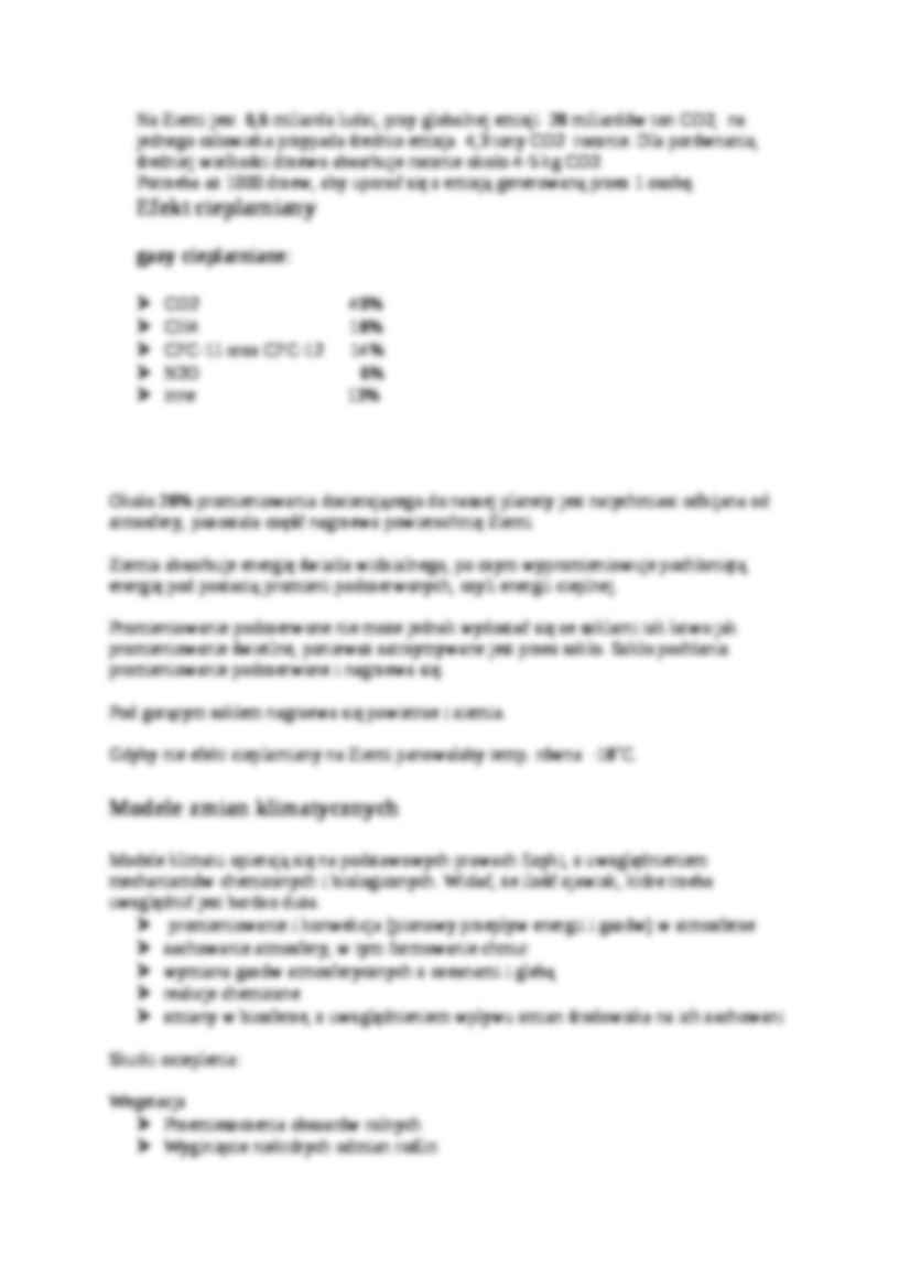 Emisja CO2 i modele zmian klimatycznych - Cykl węglowy - strona 2