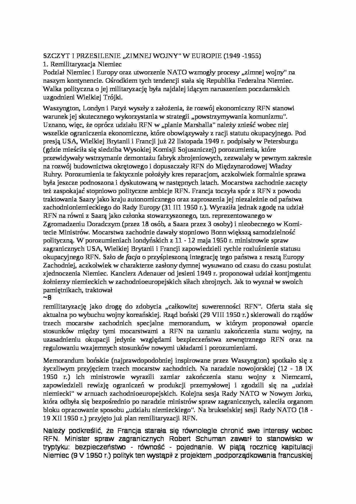 Zimna Wojna - strona 1