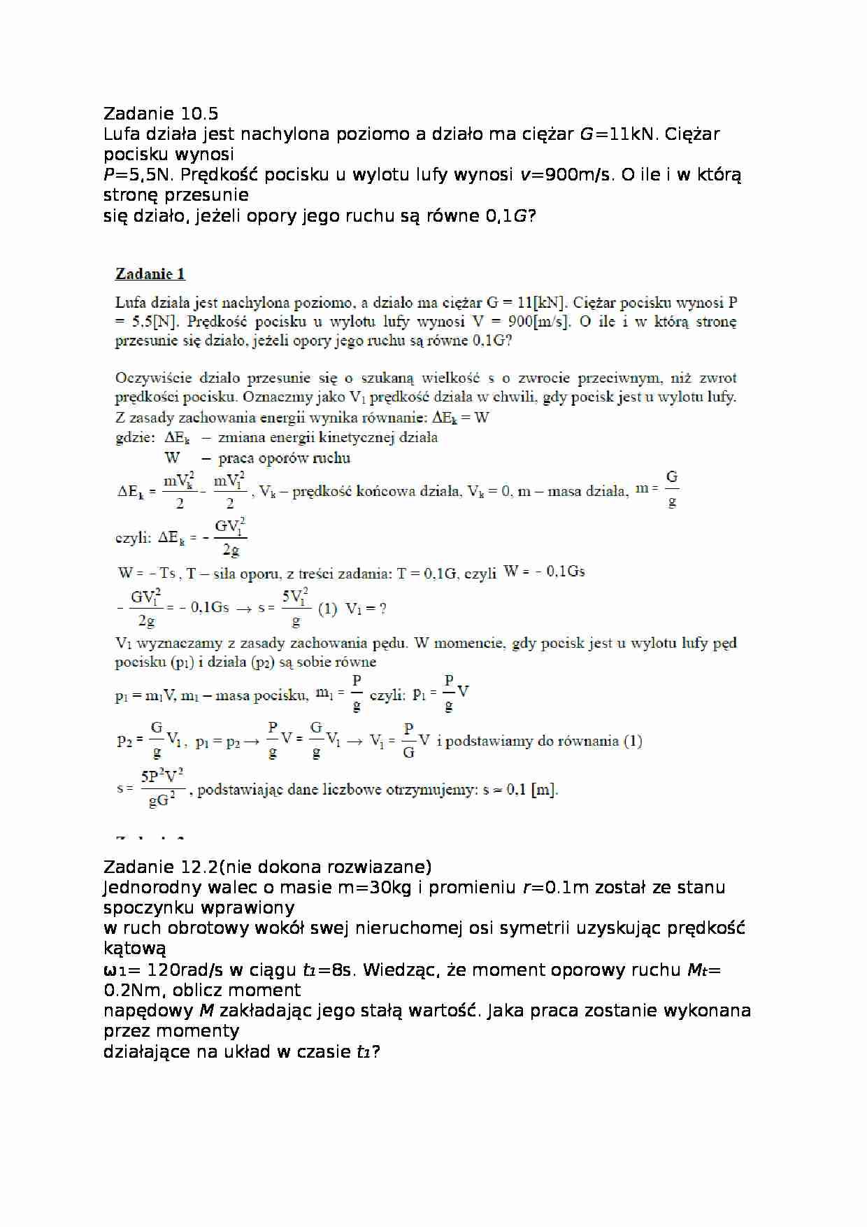 Zadania z rozwiązaniem - strona 1