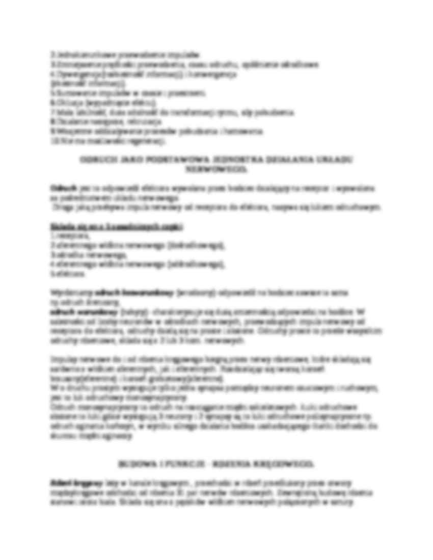 Fizjologia układu nerwowego - strona 2