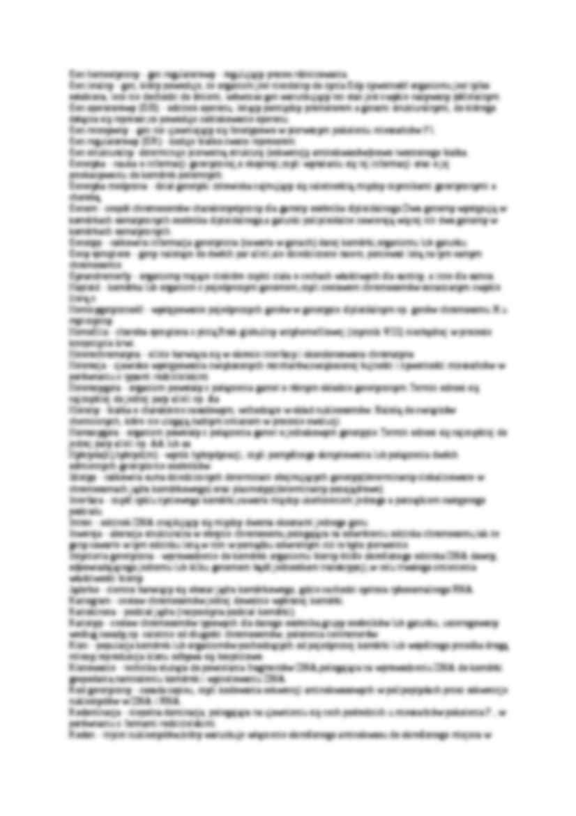 Genetyka najważniejsze zagadnienia - strona 3