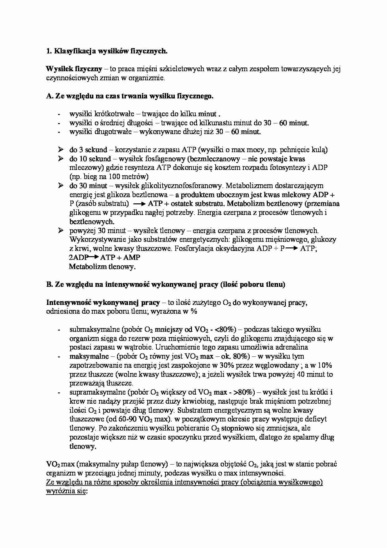 Klasyfikacja wysiłków fizycznych - strona 1