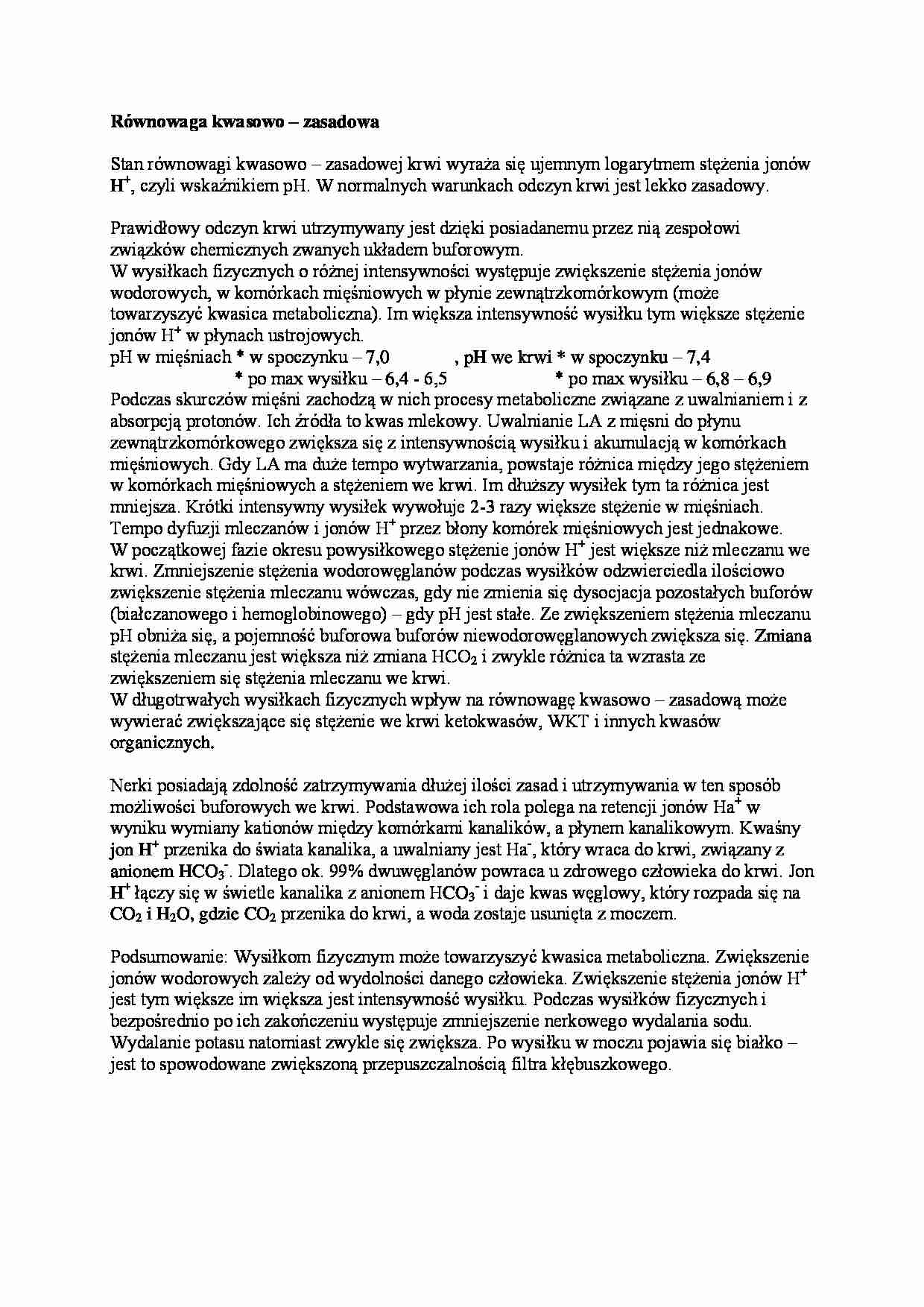 Równowaga kawasowo-zasadowa - strona 1