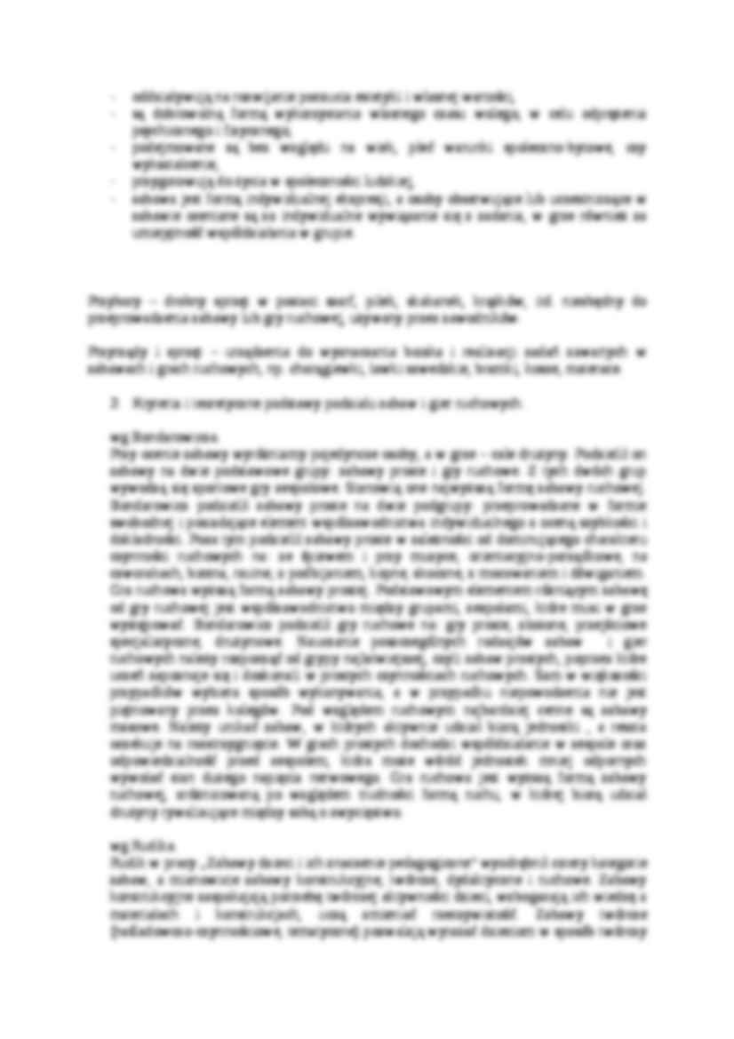 Podstawowe pojęcia z zakresu zabaw i gier ruchowych - strona 3