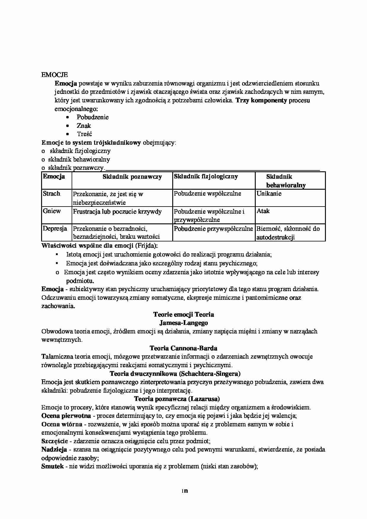 Emocje - strona 1