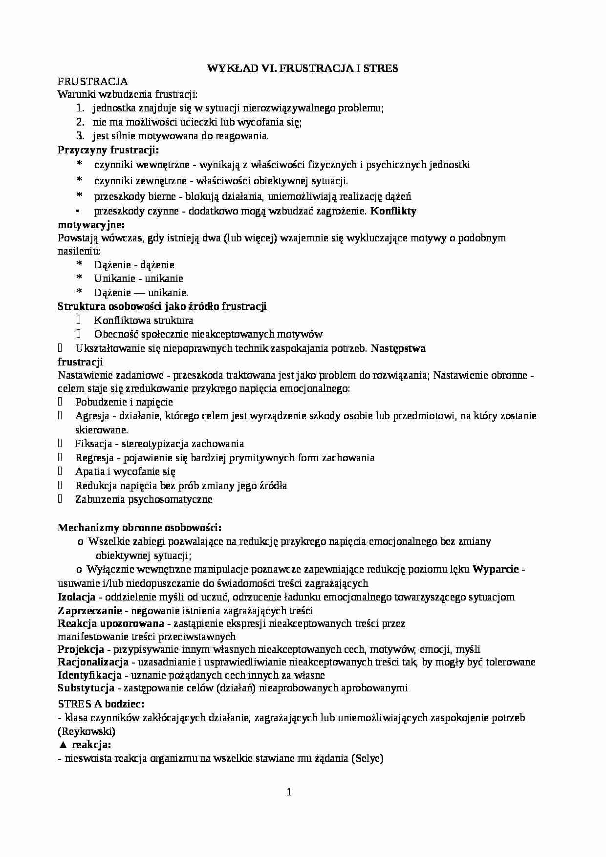 Frustracja i stres - strona 1
