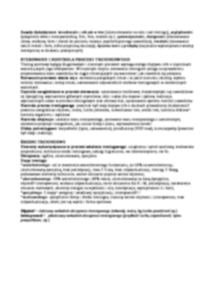 Materiał wykładowy z teorii sportu - strona 2