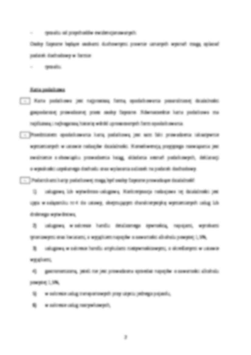 Uproszczone formy opodatkowania - strona 2