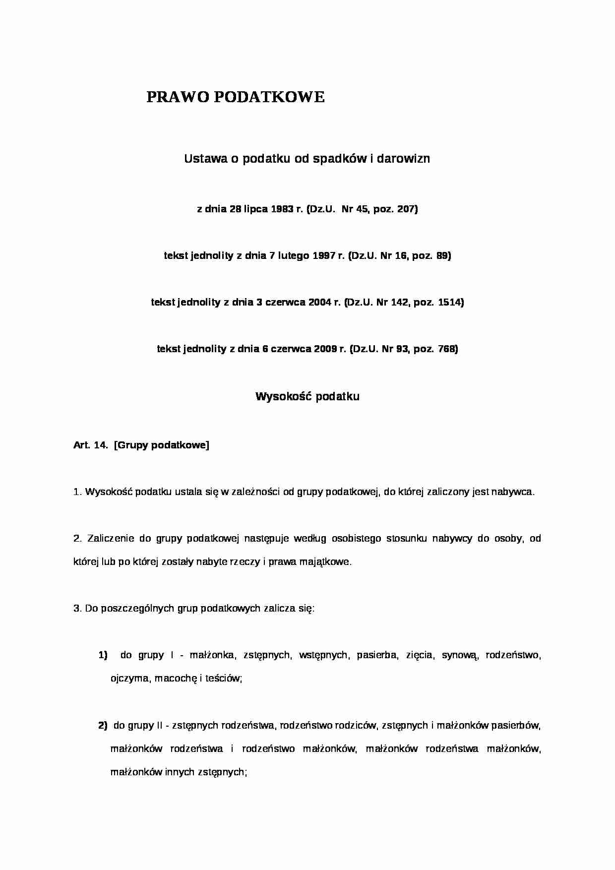 Wysokość podatku - strona 1