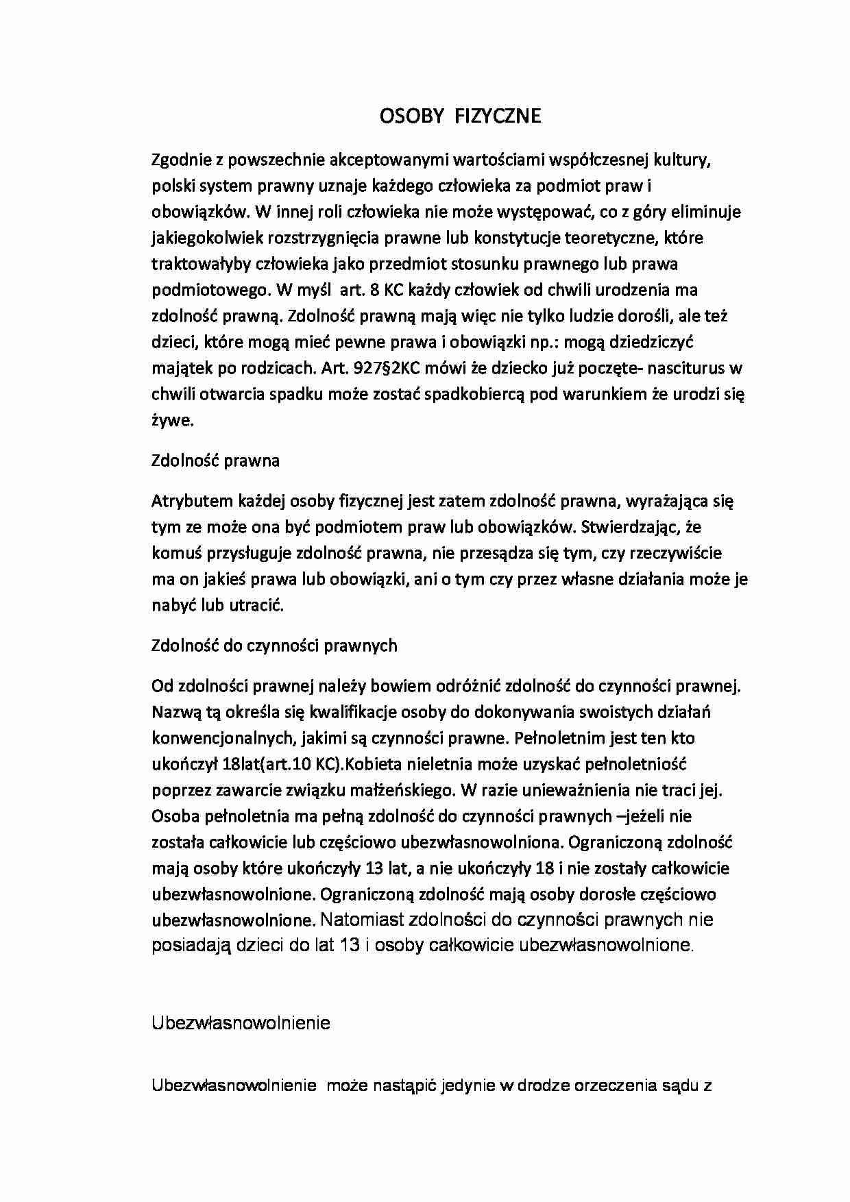 Osoby fizyczne - strona 1