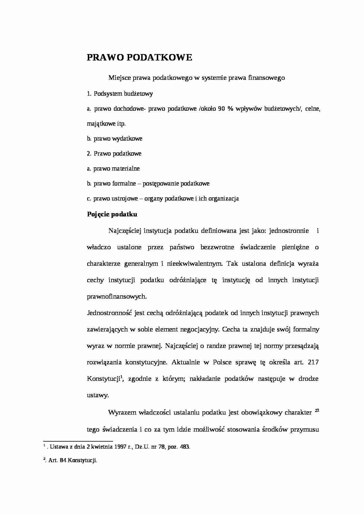 Podatek i jego płatnicy - strona 1