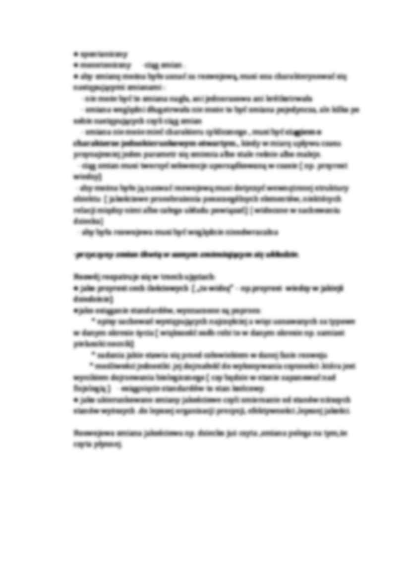 Rozwój jednostki w koncepcjach psychologicznych - strona 2