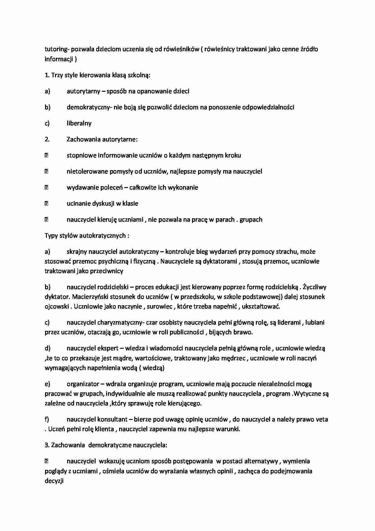 Style i strategie - strona 1