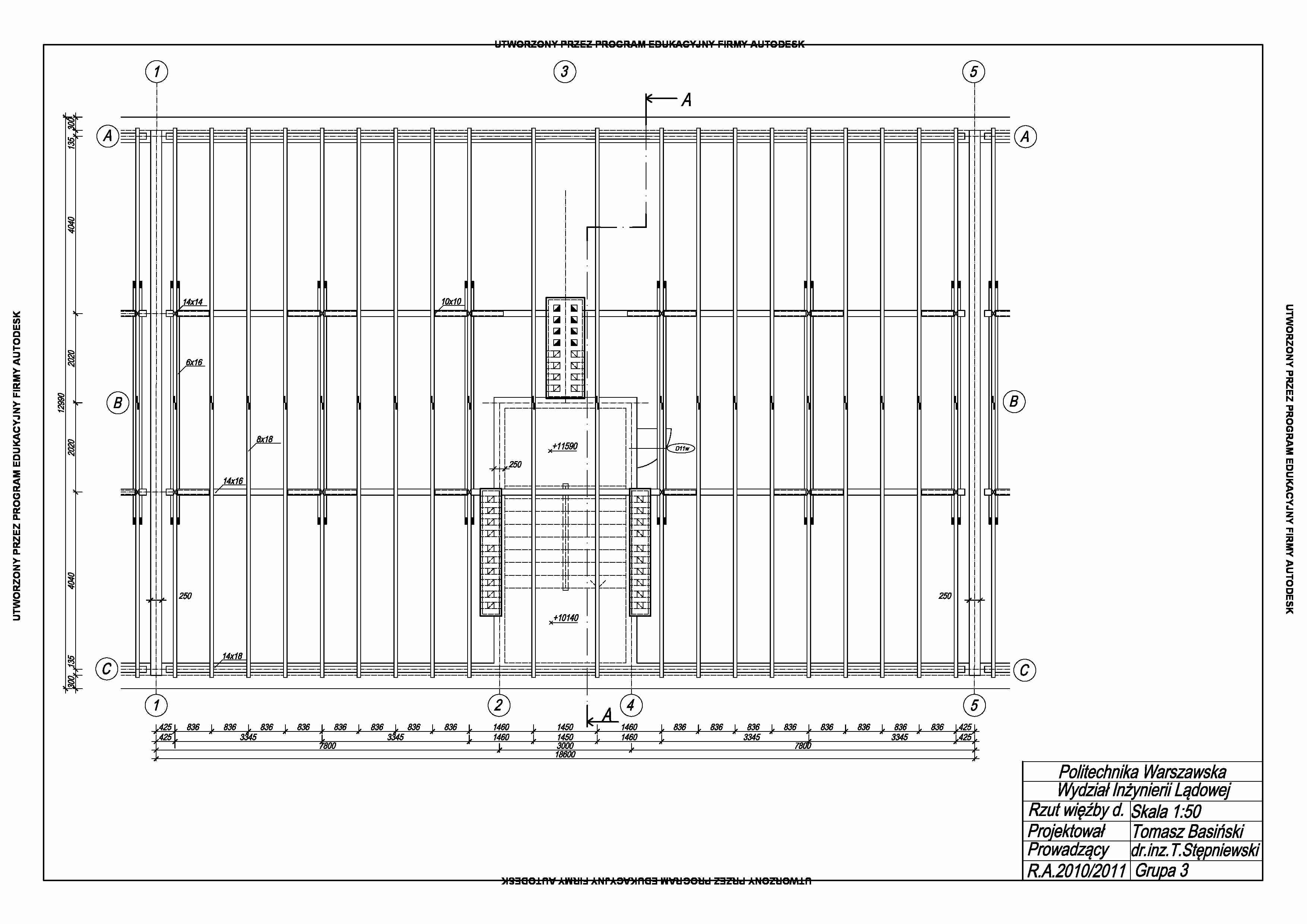 Projekt 3-Budownictwo Ogólne. - strona 1