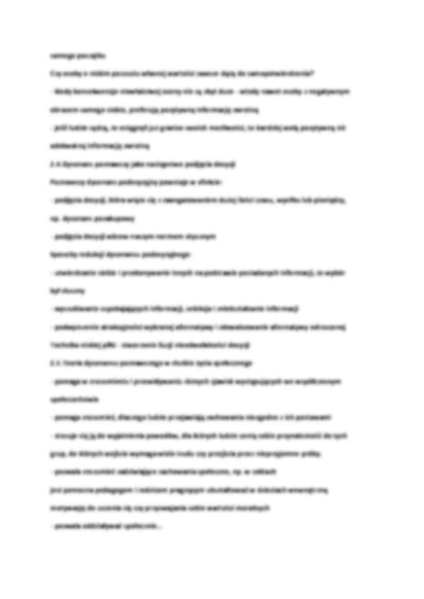 Mechanizmy desonansu poznawczego - strona 3