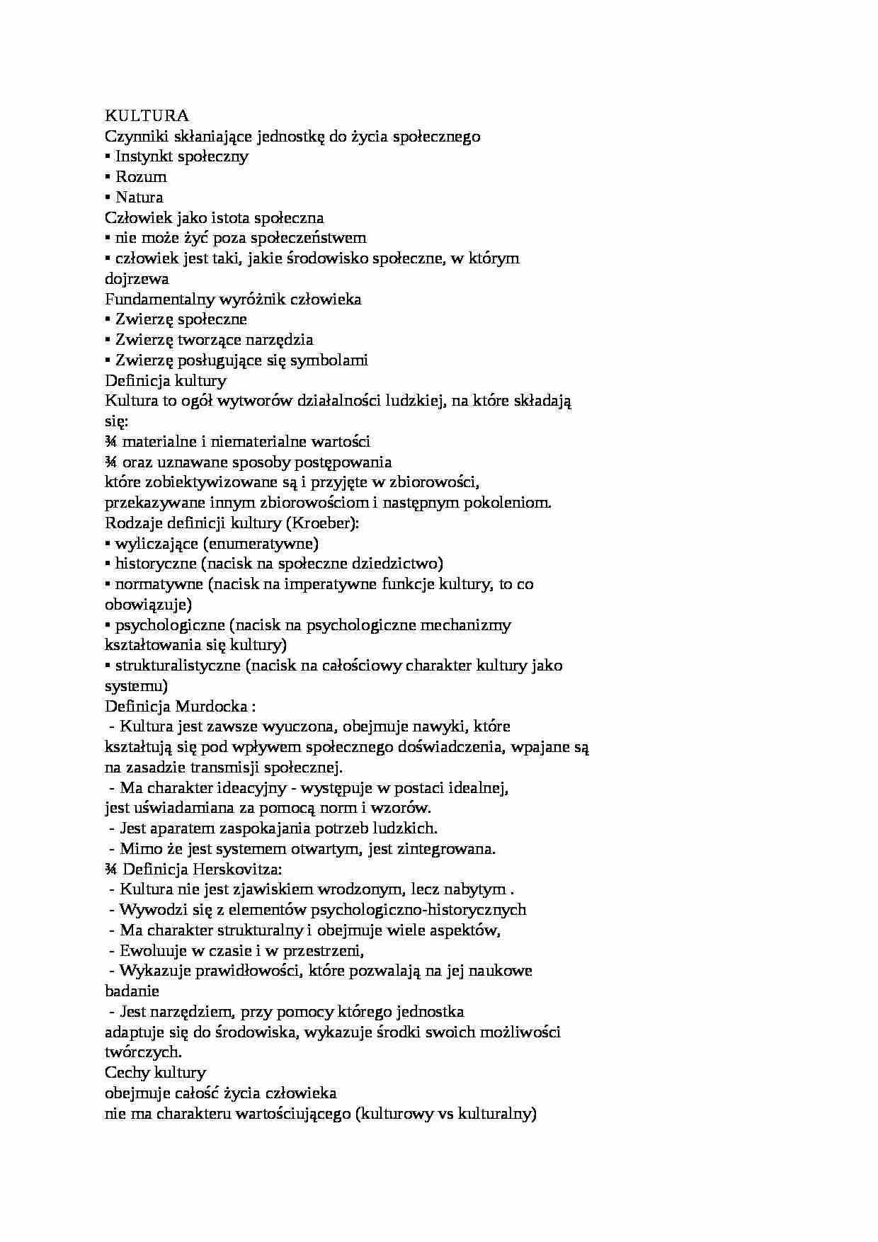 Kultura-treści podstawowe - strona 1