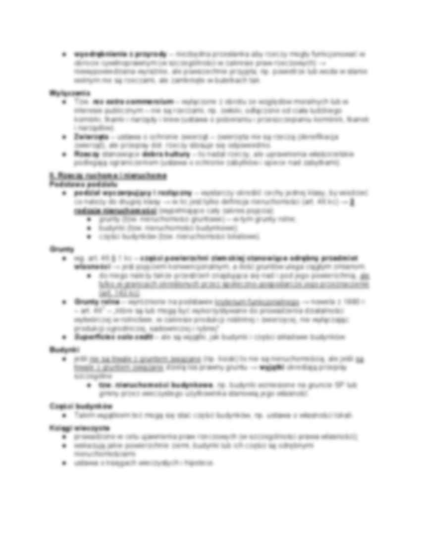 Ochrona, kolizja praw, przedmioty stosunku cywilnoprawnego - strona 2