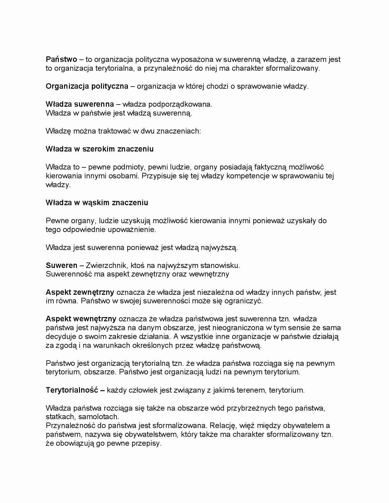 Państwo - encyklopedia, zagadnienia - strona 1