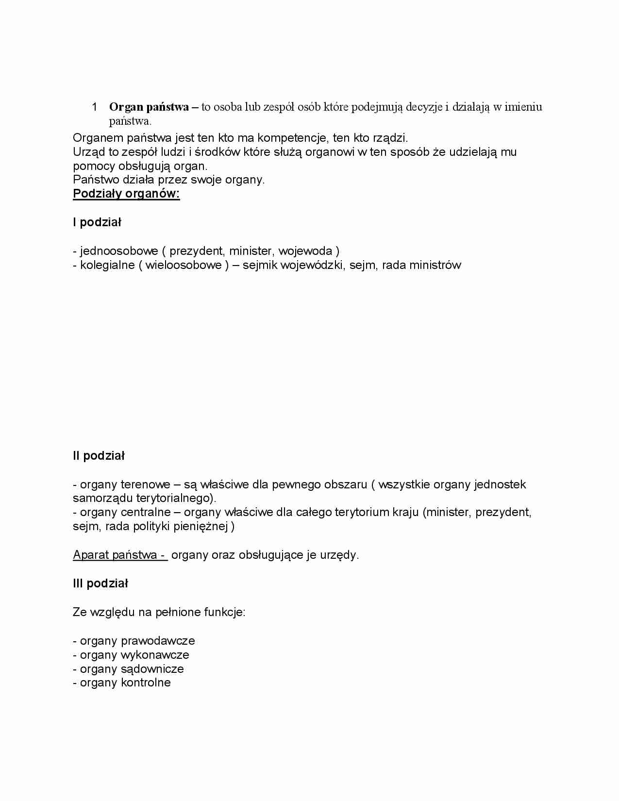 Organy, systemy rządów - encylopedia, zagadnienia - strona 1