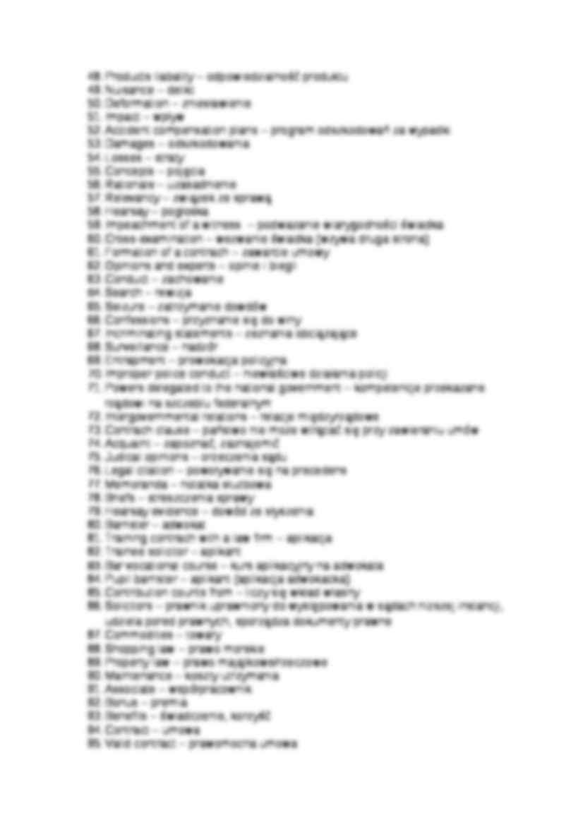 Słówka prawnicze - strona 2