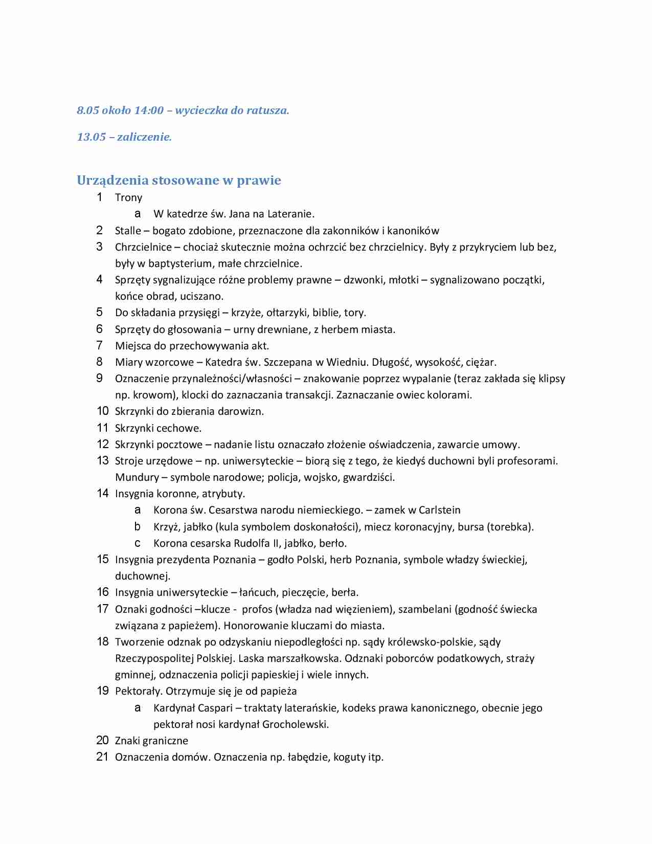 Urządzenia stosowane w prawie - strona 1
