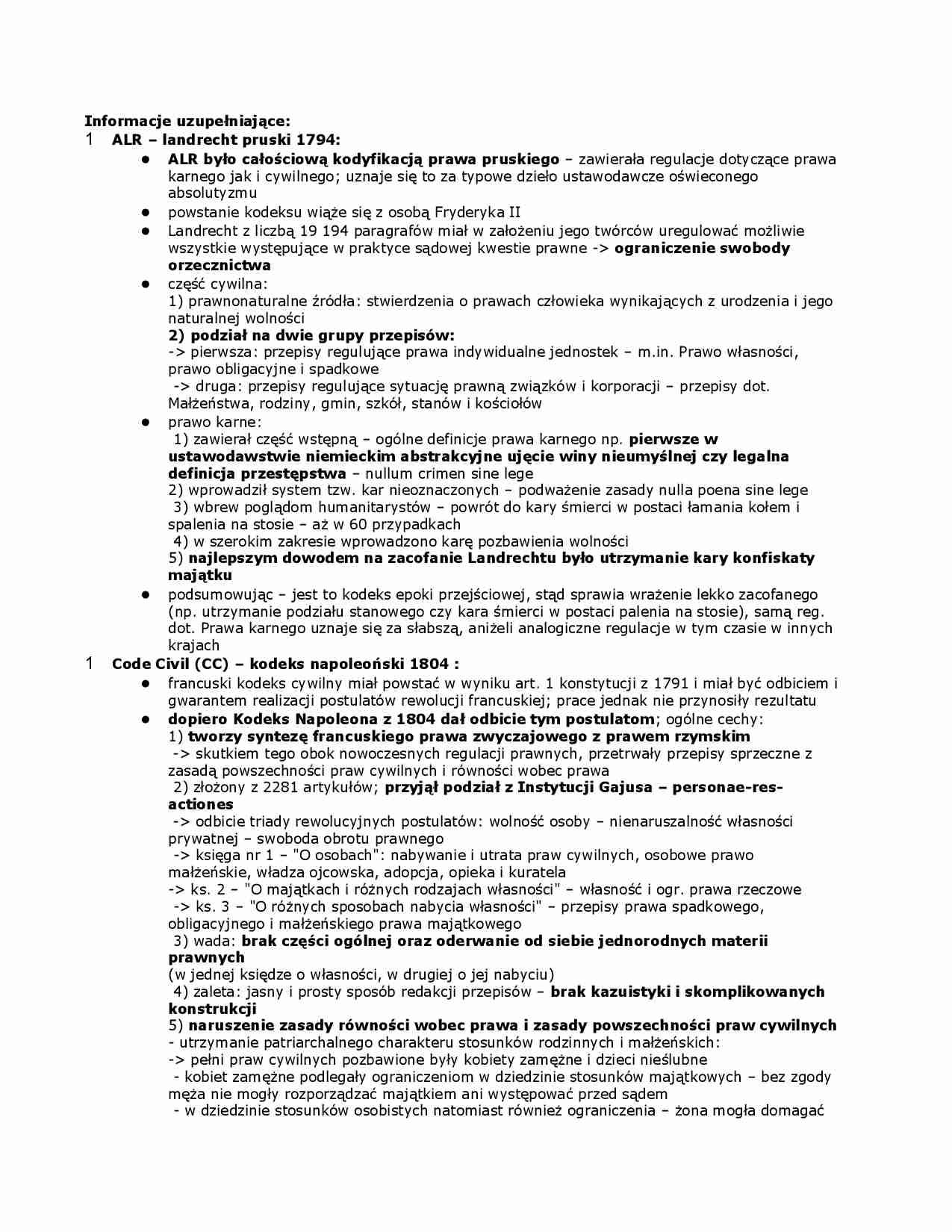 Informacje uzupełniające - strona 1