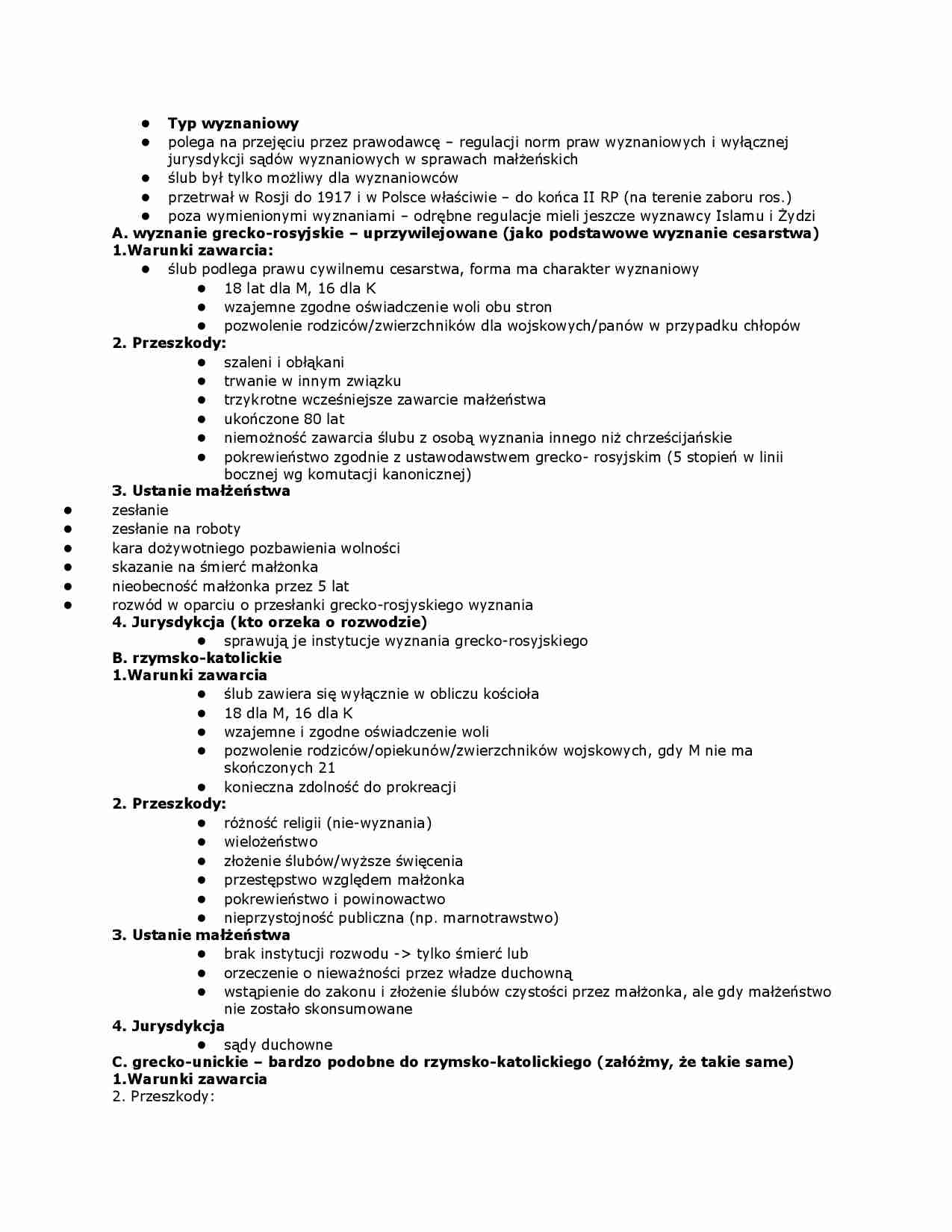 Typ wyznaniowy i warunki zawarcia - strona 1
