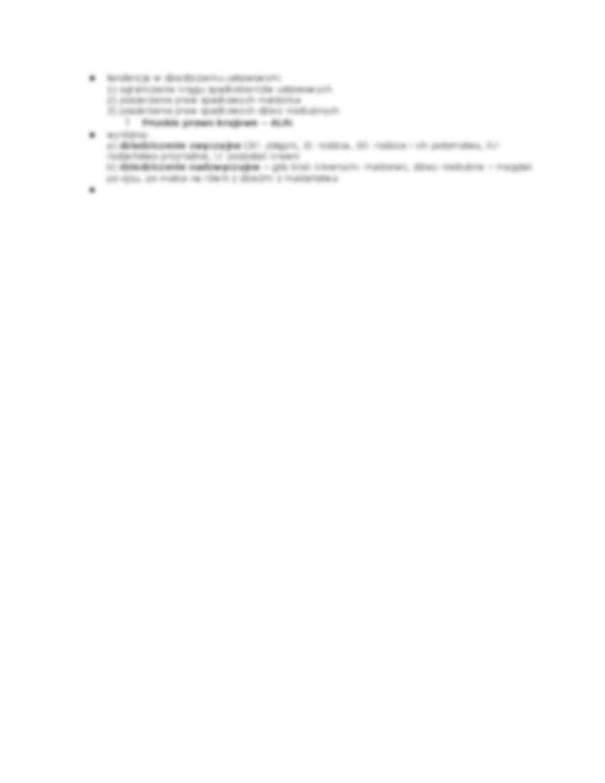 Dziedziczenie beztestamentowe - porządki dziedziczenia - strona 3