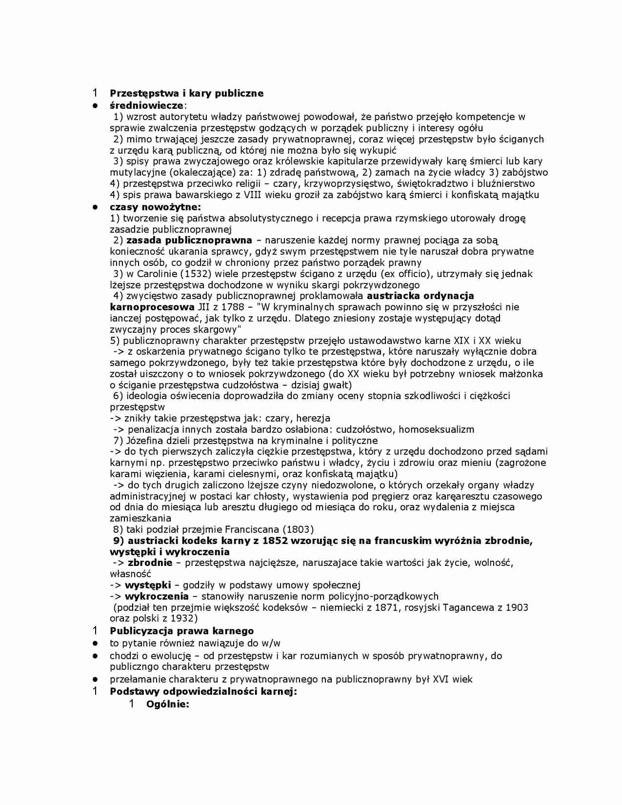 Przestępstwa i kary publiczne - strona 1