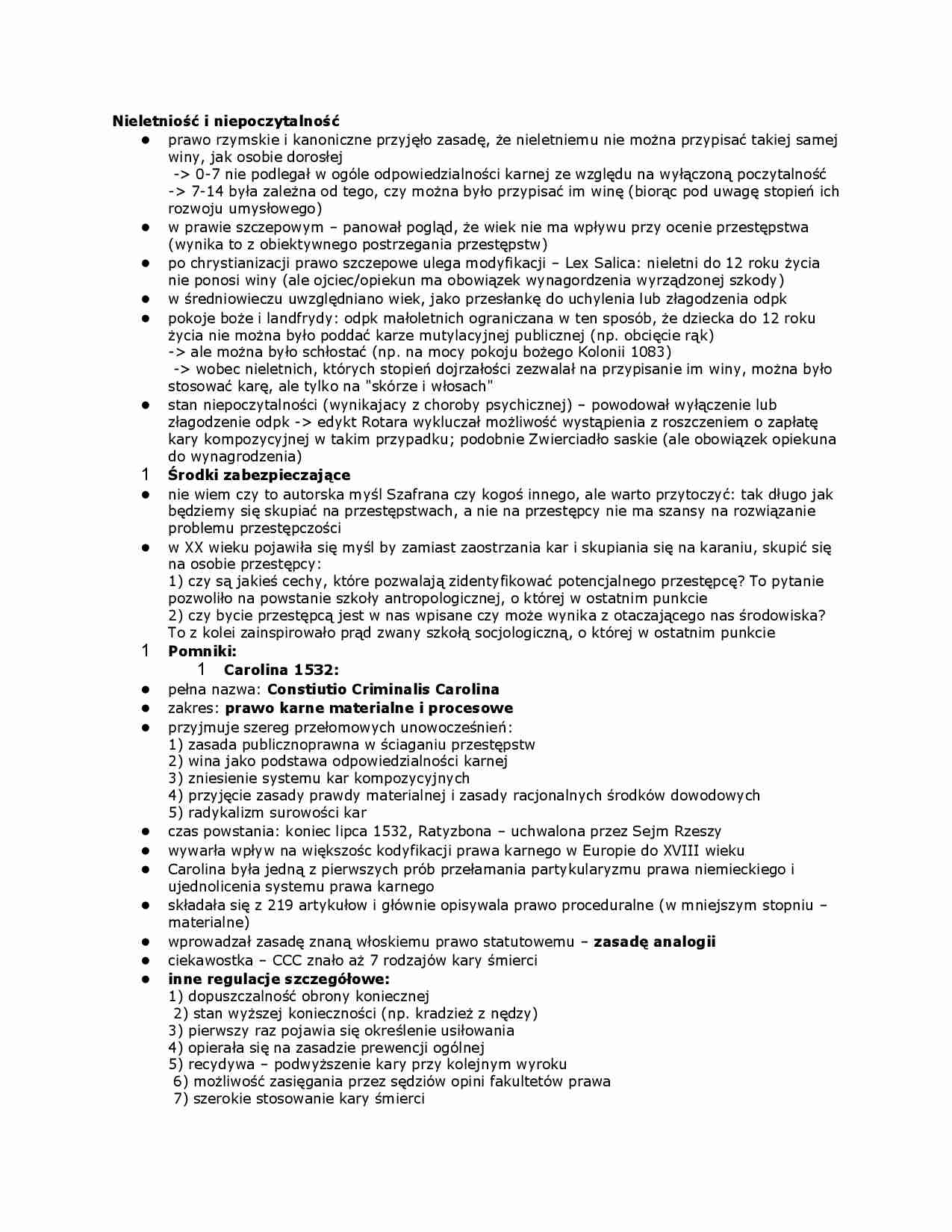 Nieletniość i niepoczytalność - strona 1