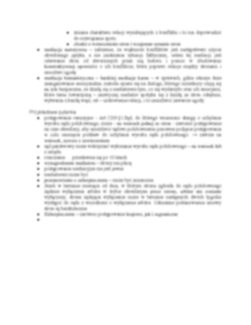 Mediacje - opracowanie zagadnień - strona 3