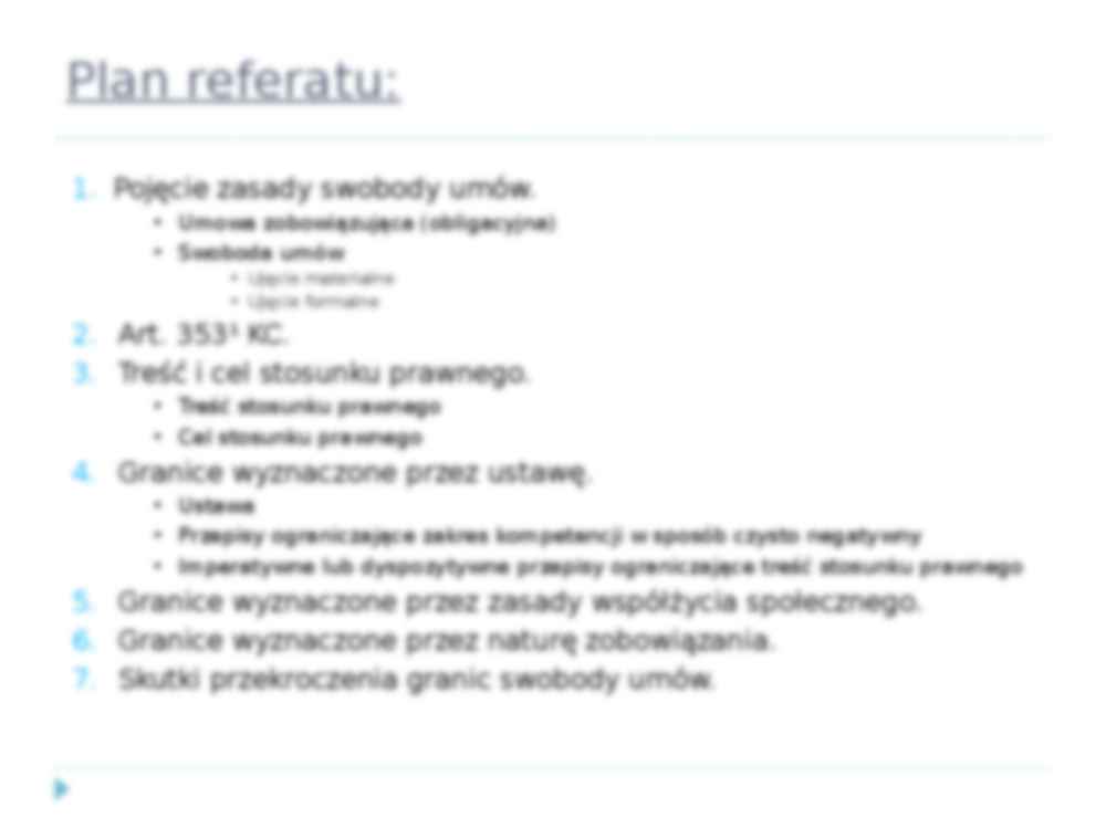 Ograniczenia zasady swobody umów - strona 2
